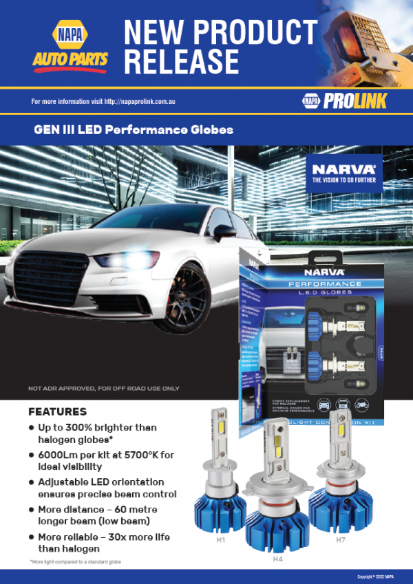 Narva Gen Iii Led Performance Globes – Napa